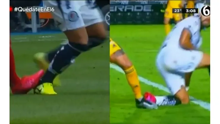 El VAR perdonó a Gignac y castigó a Parra por acciones similares