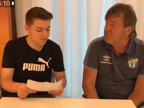 Video: en el reto de los 90 segundos, Zielinski eligió a todo River