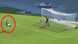 Rangel afina su puntería y mete tremendo golazo en el entrenamiento de América