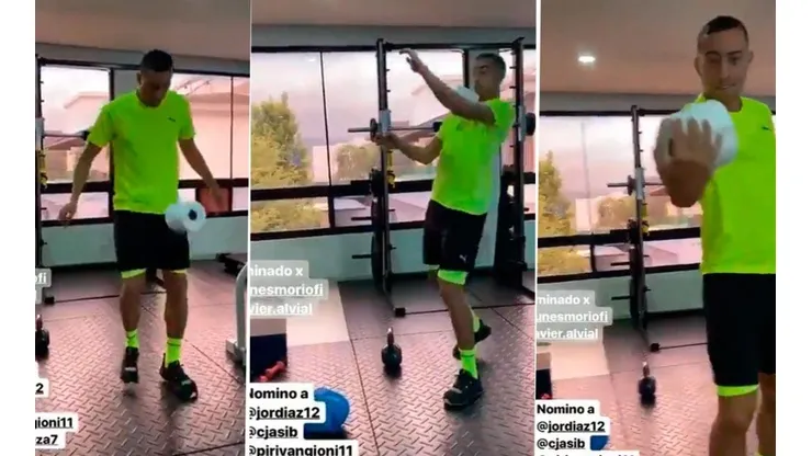 Magia pura: Rogelio Funes Mori cumplió con un challenge y se grabó dominando un papel higiénico