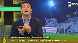 Hernán Castillo criticó a River: "Se puso a todos en contra"