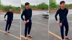 Jürgen Damm se presentó en Zuazua sin saber que se había suspendido el entrenamiento