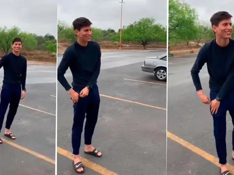 Jürgen Damm se presentó en Zuazua sin saber que se había suspendido el entrenamiento