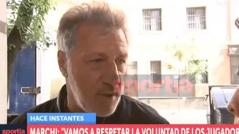 Sergio Marchi: "Vamos a respetar la decisión de los futbolistas"