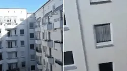 Un alemán quiso imitar a los italianos y los vecinos le pidieron que se calle o llamaban a la policía