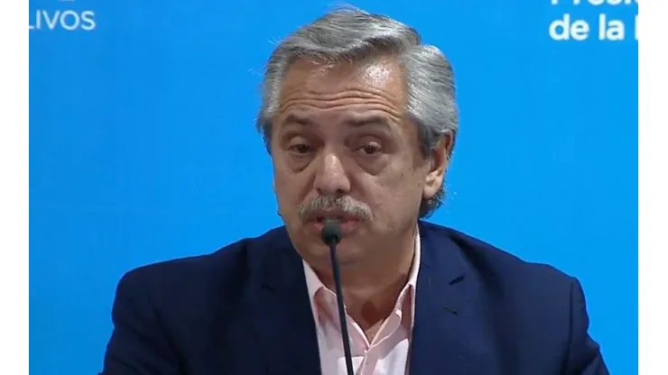 ¿Sigue la Copa Superliga? Alberto Fernández habló sobre el fútbol