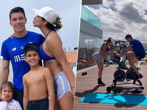 Cindy Álvarez y Mateus Uribe dan ejemplo de cómo vivir la cuarentena por el Coronavirus