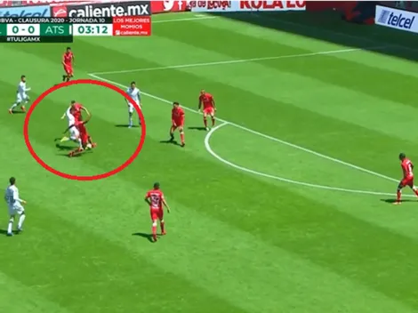 El golazo de Diego Barbosa con el que gana Atlas desde temprano