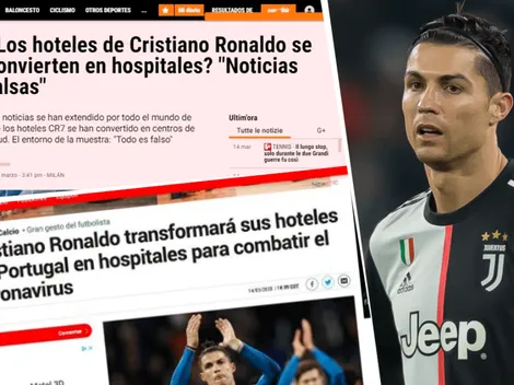 Desmienten el buen gesto de Cristiano Ronaldo por el Coronavirus