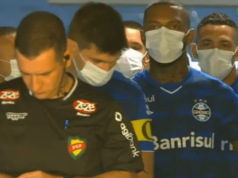 Gremio salió a jugar bajo protesta su partido por el Campeonato Gaucho