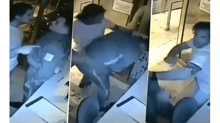 Ojalá vaya preso: volvió de viaje, el guardia lo mandó a hacer cuarentena y él le rompió el tabique