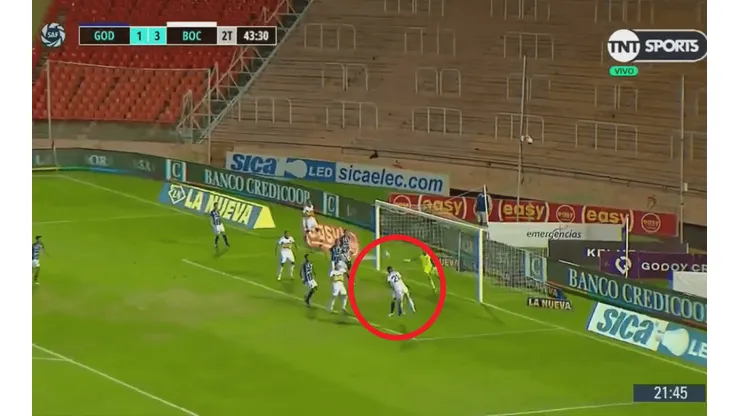 El mejor momento de Campuzano en Boca: marcó su primer gol en Argentina