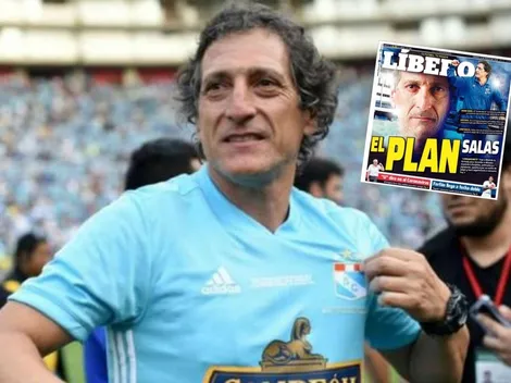 Líbero puso en su portada a Salas con casaca de Alianza y buzo de Cristal