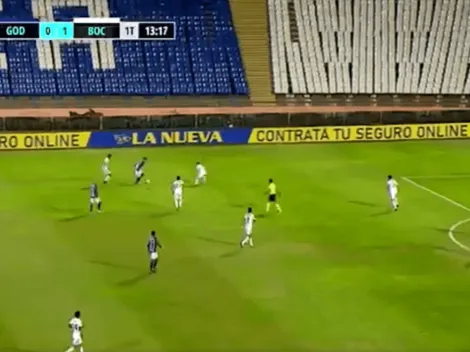 Brunetta vs. todo Boca: amagó a todos y casi hace la jugada de la fecha