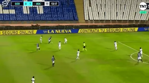 Brunetta vs. todo Boca: amagó a todos y casi hace la jugada de la fecha