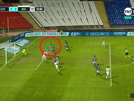 Usted no aprende: a Godoy Cruz le entraron por la misma zona y marcó Salvio