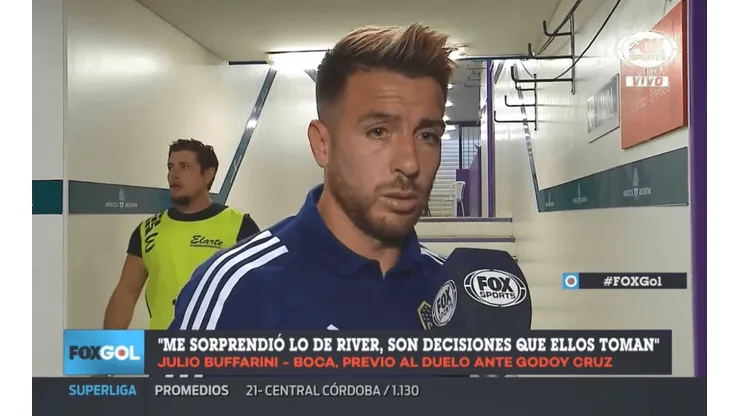 Buffarini desmintió que Ponzio haya llamado a Boca para suspender la fecha