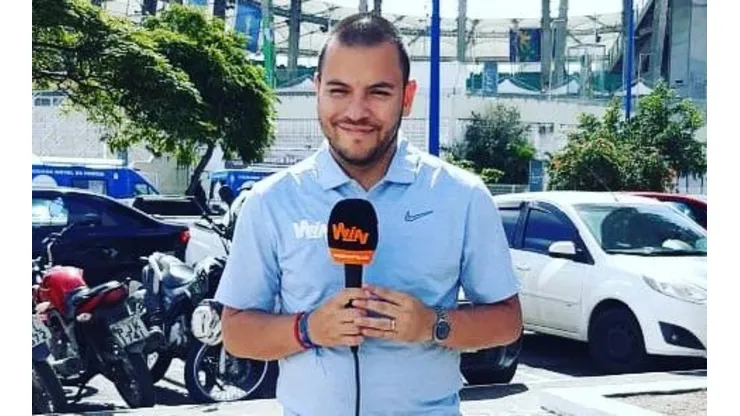 Daniel Pérez, periodista y panelista del programa 'Saque Largo', de Win+.
