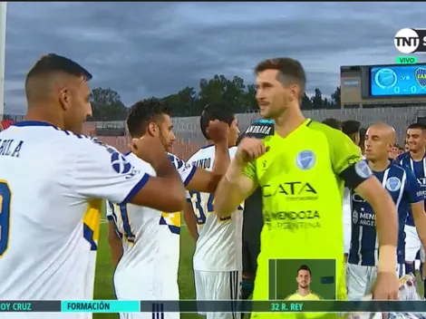 Se saludaron con los codos en Godoy Cruz-Boca