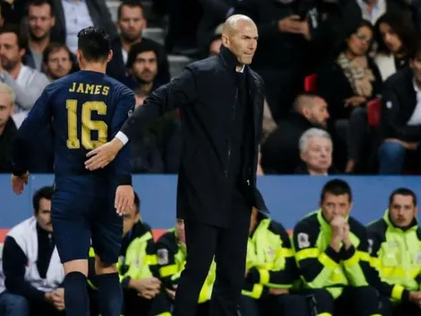 ¿Relación rota? En España afirman que James y Zidane viven una crisis