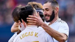 Foto de Benzema con Vazquez.
