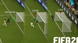 ¡¿Qué hicieron?! Arquero y defensor se chocan y regalan un gol insólito en el FIFA 20