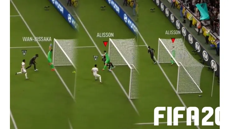 ¡¿Qué hicieron?! Arquero y defensor se chocan y regalan un gol insólito en el FIFA 20