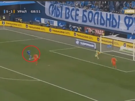 Driussi metió una corrida desde su área y marcó un golazo para Zenit