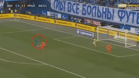 Driussi metió una corrida desde su área y marcó un golazo para Zenit