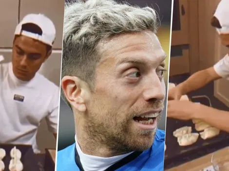 Dybala hizo empanadas con Oriana Sabatini y Papu Gómez no se resistió