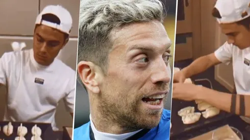 Dybala hizo empanadas con Oriana Sabatini y Papu Gómez no se resistió