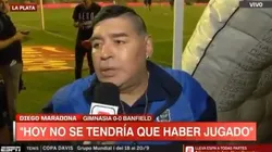 La palabra de Diego Armando Maradona.