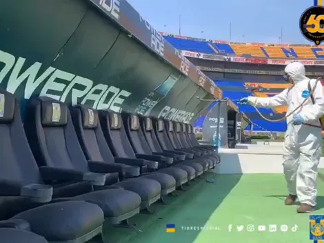 Tigres desinfectó su estadio para prevenir el coronavirus