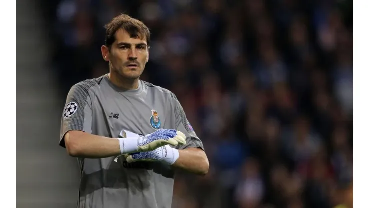 Iker Casillas durante su estadía en Porto.