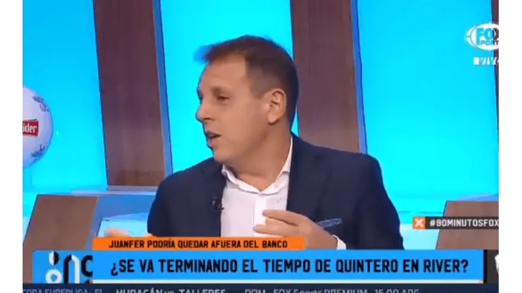 Sottile: "Desde River le soltaron la mano a Juanfer Quintero"