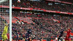 Foto de la hinchada de Liverpool.