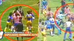En Copa Libertadores revivieron la batalla campal del Clásico Nacional de 1983