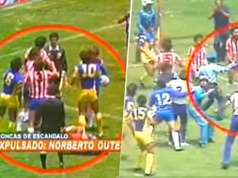 En Copa Libertadores revivieron la batalla campal del Clásico Nacional de 1983