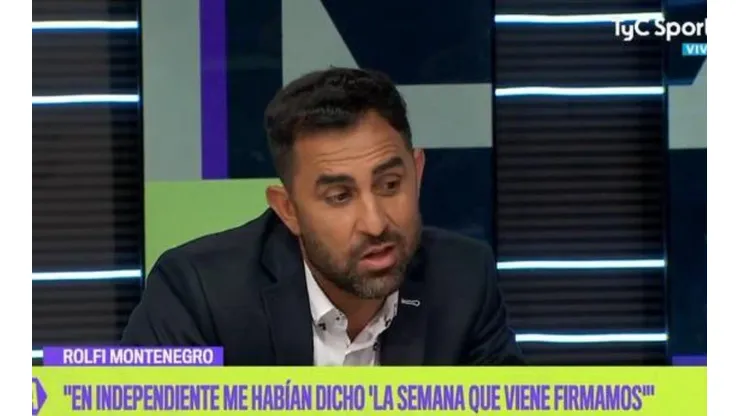 Montenegro dejó ver que Independiente le rompió el corazón