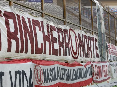 Hinchas de la U están felices por que regresaron las banderas al Monumental