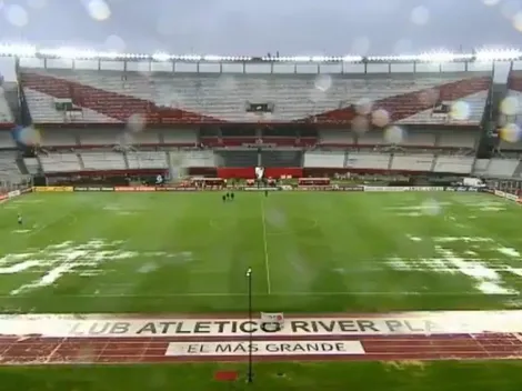 ¿Se juega? Así está el Monumental a minutos de River-Binacional