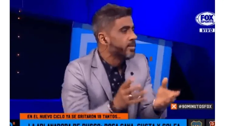 Foto del Negro Bulos, periodista de Fox.