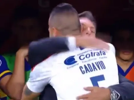 El hermoso reencuentro entre Andrés Cadavid y Miguel Russo