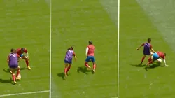 Rubí Soto humilló a Miguel Ponce con un túnel perfecto