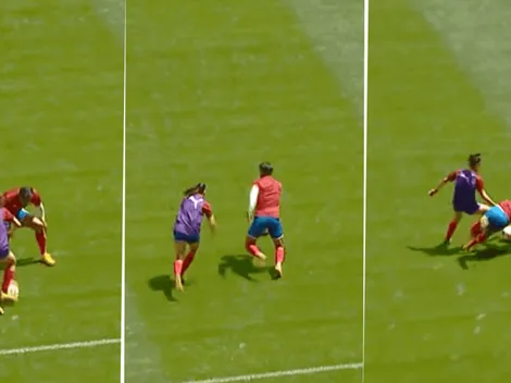 Rubí Soto humilló a Miguel Ponce con un túnel perfecto