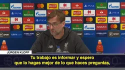 Jürgen Klopp en conferencia de prensa.