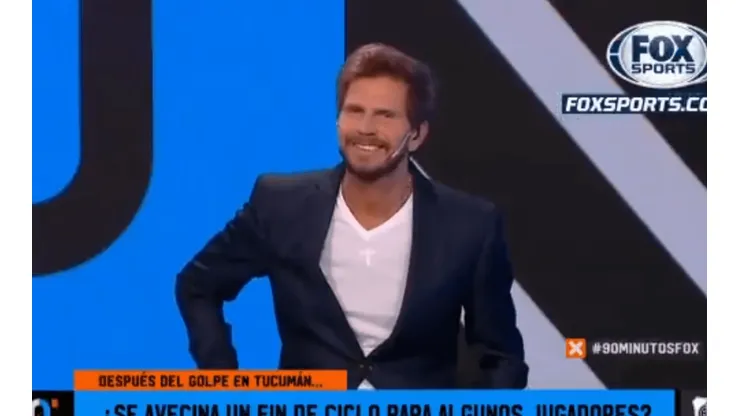 Vignolo se mató de risa por las remeras que tenía preparadas River si salía campeón