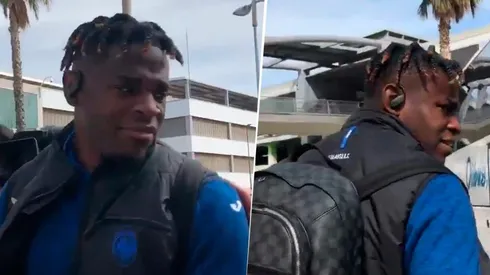 "¿Qué pregunta es esa?": Duván Zapata, enfadado a su llegada a España
