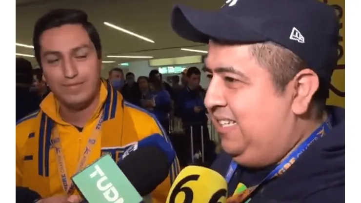 El aficionado de Rayados que viaja a apoyar a Tigres en la Concachampions