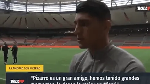 Pulido quisiera rencontrarse con Rodolfo Pizarro en la MLS